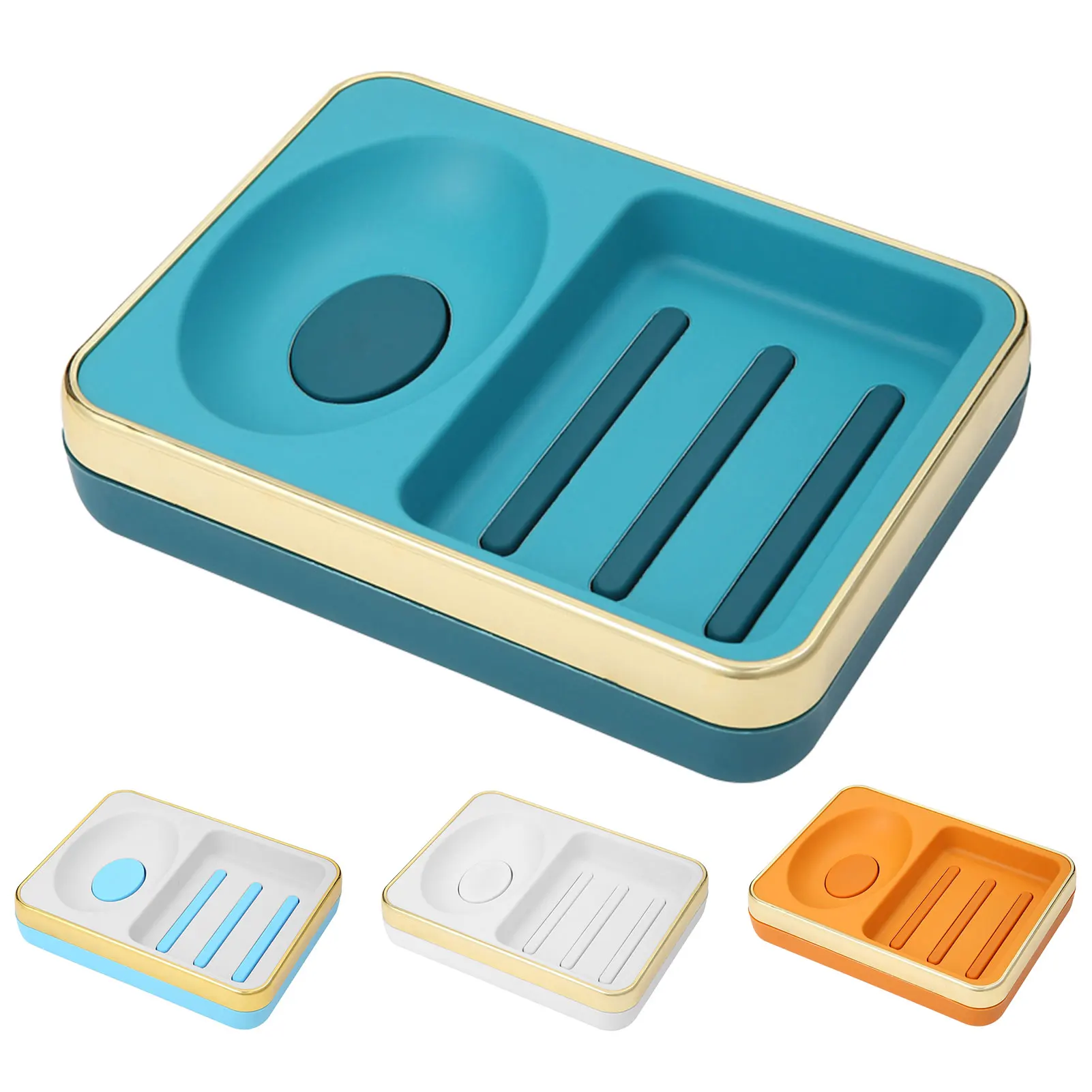 Soap Holder Dual-Layer Bar Soap Holder Soap Saver With Detachable Slotted Draining Board Small Soap Tray For Bathroom Kitchen
Soap Holder Dual-Layer Bar Soap Holder Soap Saver With Detachable Slotted Draining Board Small Soap Tray For Bathroom Kitchen