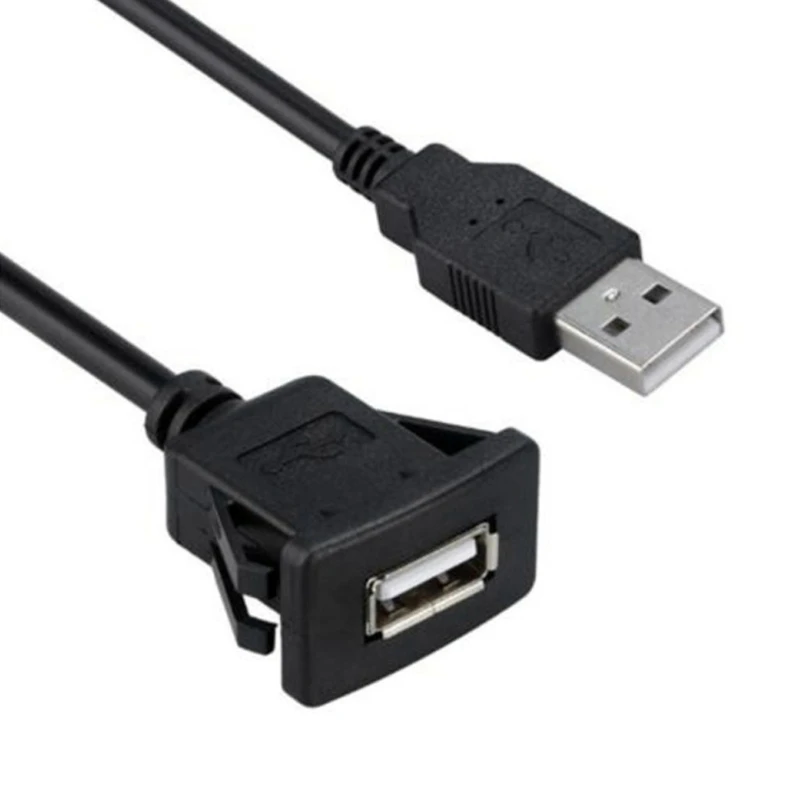 G99F 1M Socket Cable USB 2.0 Auto Car SUV Flush Mount Male to Female Extension Cord Dashboard Panel Audio Line for Motorcycle
G99F 1M Socket Cable USB 2.0 Auto Car SUV Flush Mount Male to Female Extension Cord Dashboard Panel Audio Line for Motorcycle