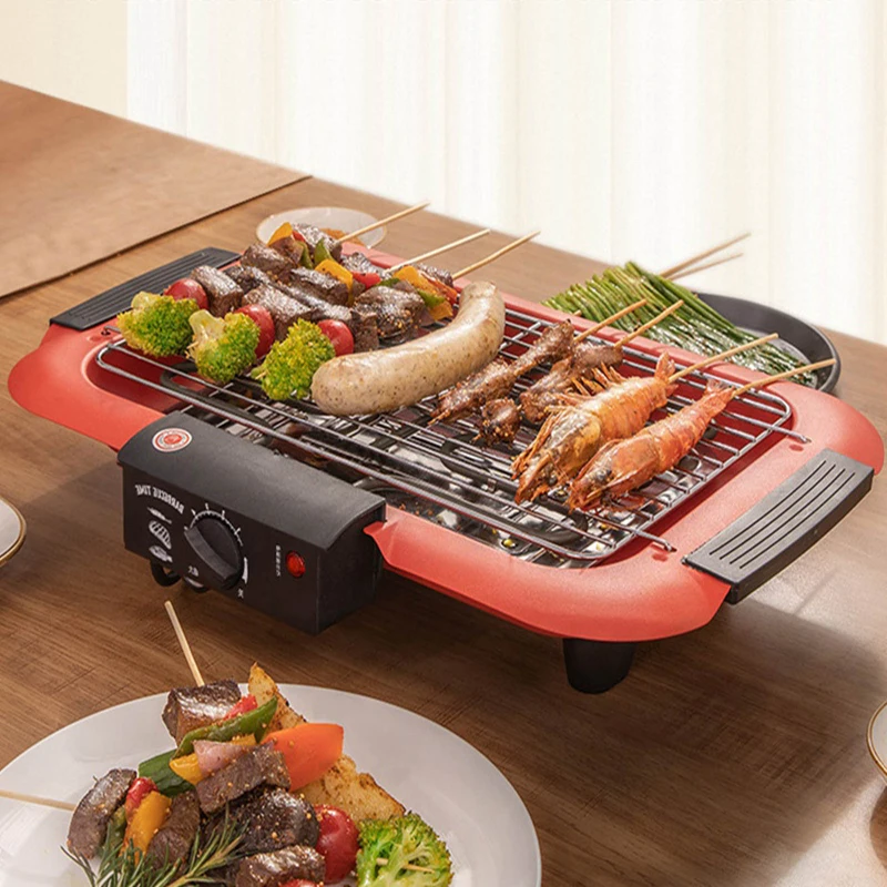 Smokeless Electric BBQ Grill Non-Stick Pan Stove Electric Griddle Barbecue Temperature Control 220V Household Outdoor Cooking
Smokeless Electric BBQ Grill Non-Stick Pan Stove Electric Griddle Barbecue Temperature Control 220V Household Outdoor Cooking