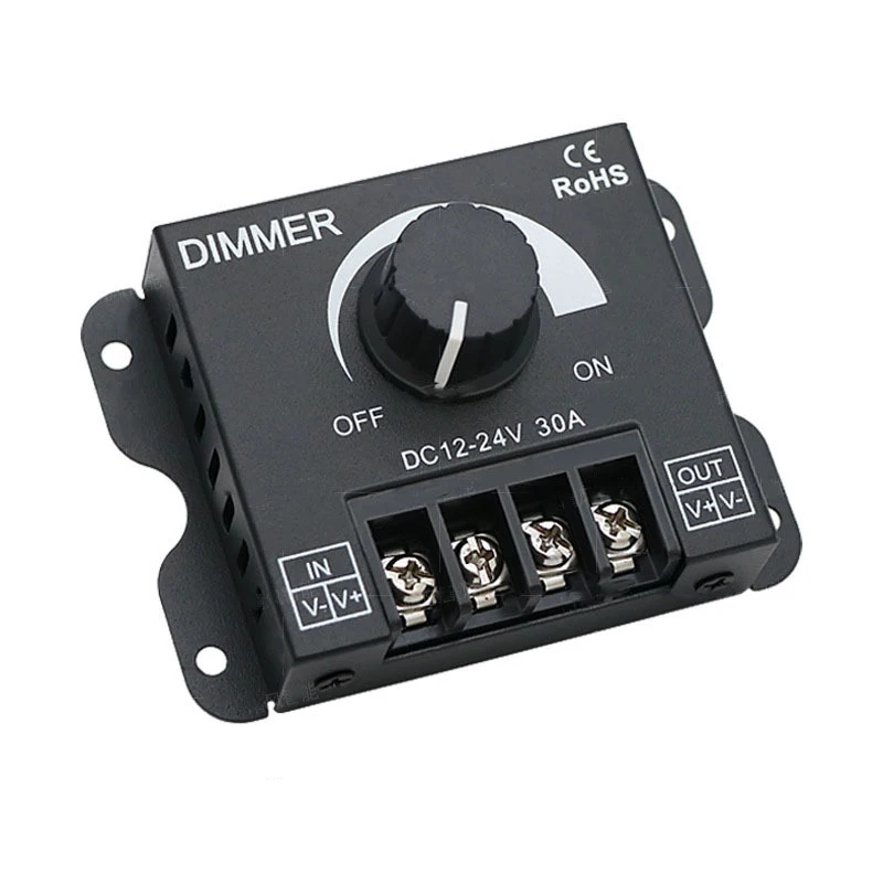 LED light bar 12V 24V 30A dimmer manual knob switch monochrome light with stepless dimming light
LED light bar 12V 24V 30A dimmer manual knob switch monochrome light with stepless dimming light