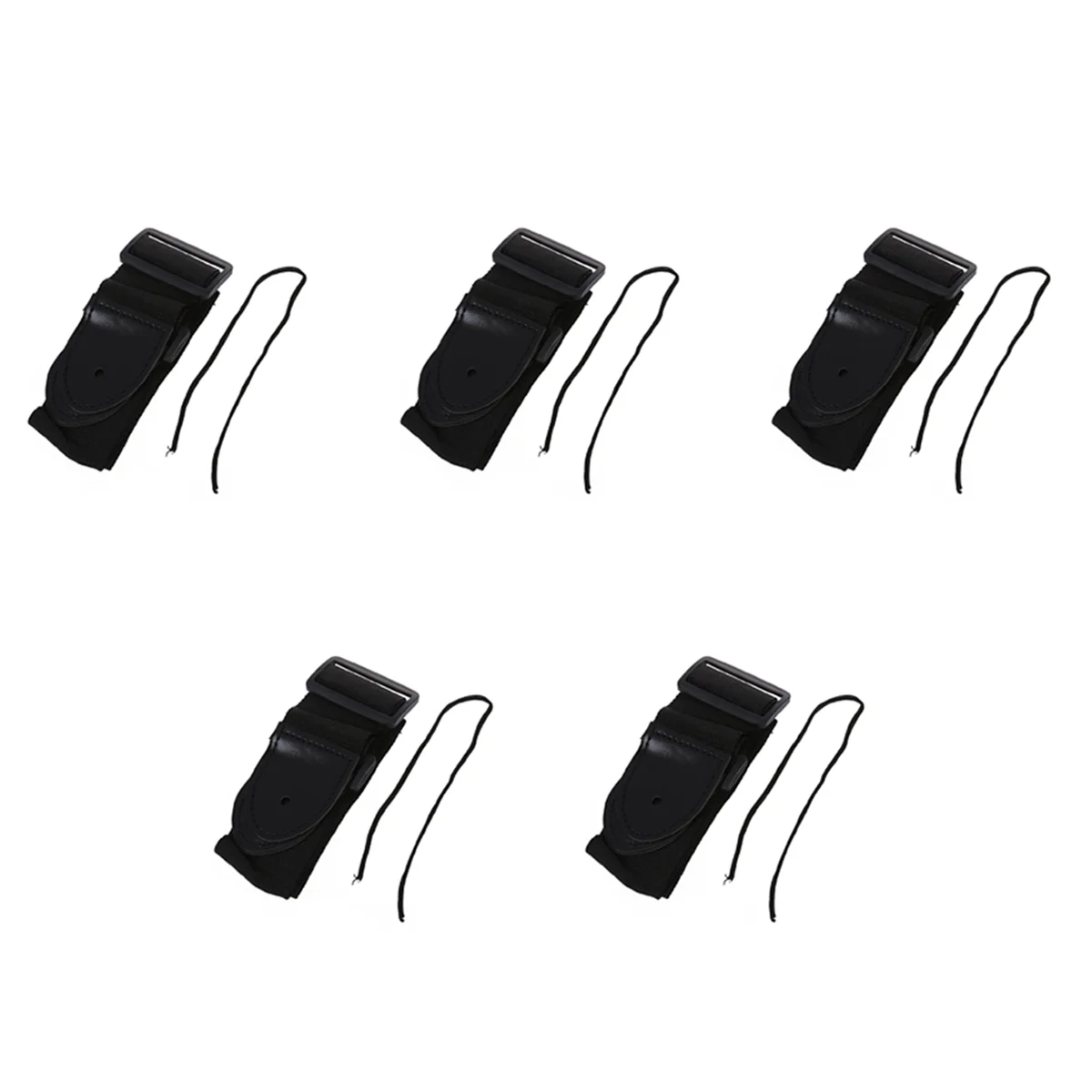 

5X Adjustable Guitar Strap Band Acoustic Electric 132 x 6cm Black