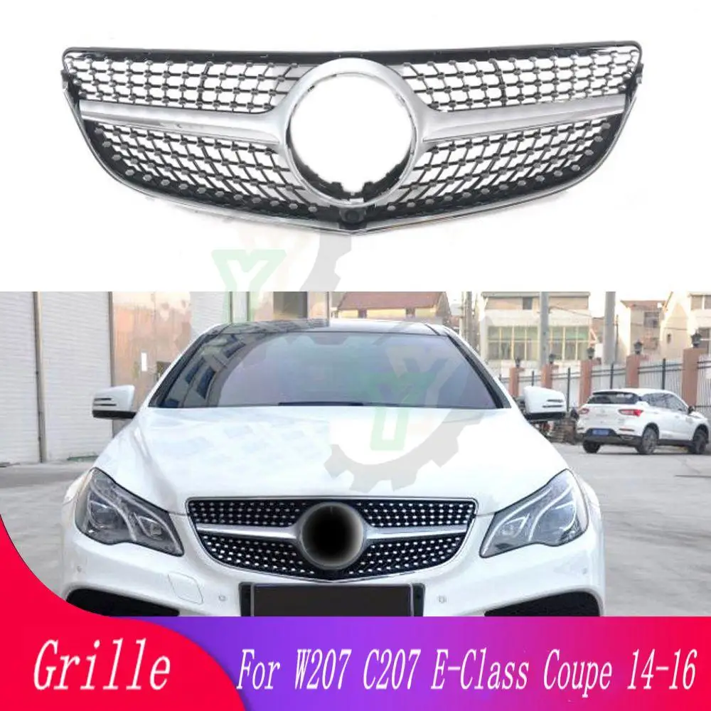 Front Bumper Grille Upper racing Grill For Mercedes Benz E-Class W207 C207 E Coupe E250 E350 E550 2014 2015 2016 Car Accessory
Front Bumper Grille Upper racing Grill For Mercedes Benz E-Class W207 C207 E Coupe E250 E350 E550 2014 2015 2016 Car Accessory