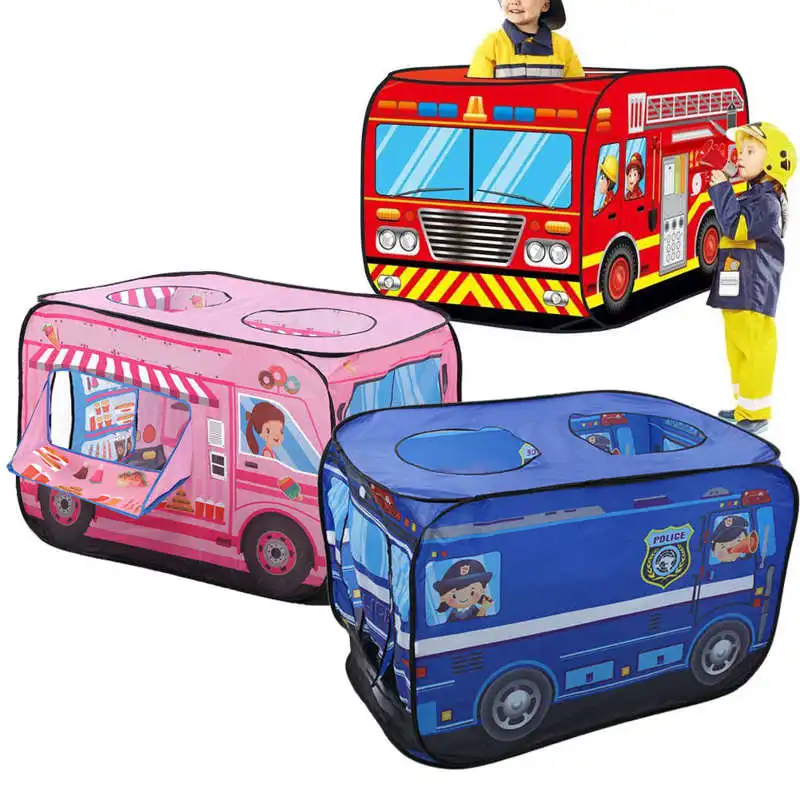 Kids Foldable Play Toy Tent Cartoon Ice Cream Truck Policeman Bus Tent Fire Fighting Truck Indoor Outdoor Play Game House
Kids Foldable Play Toy Tent Cartoon Ice Cream Truck Policeman Bus Tent Fire Fighting Truck Indoor Outdoor Play Game House