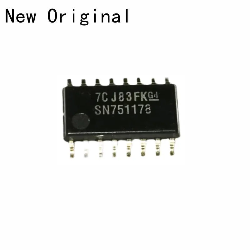 SN751178NSR SOP16 5.2MM New and Original DUAL DIFFERENTIAL DRIVERS AND RECEIVERS
SN751178NSR SOP16 5.2MM New and Original DUAL DIFFERENTIAL DRIVERS AND RECEIVERS