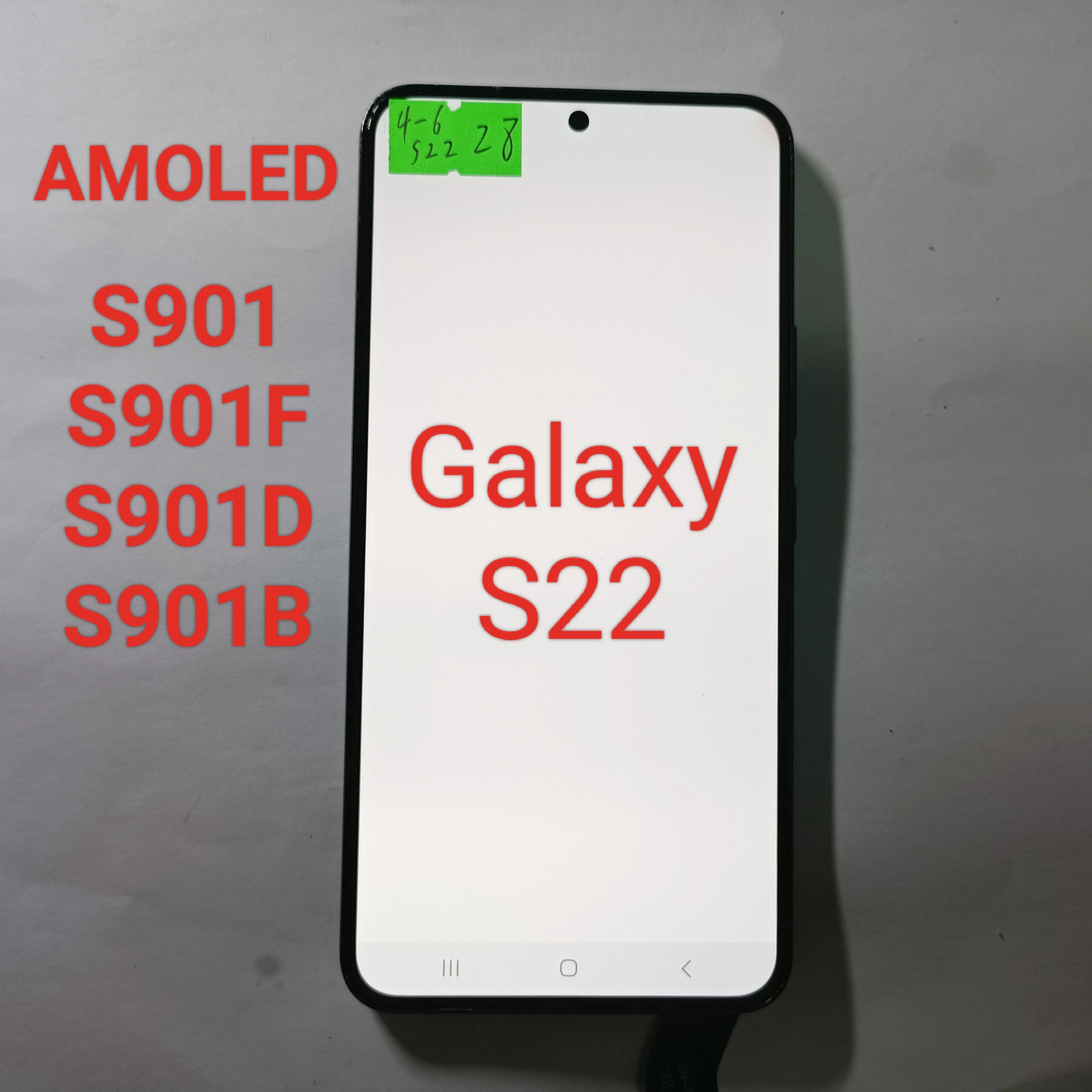 6,1 дюймовый AMOLED материал Galaxy S22 5G 120 Гц ЖК-дисплей экран в сборе подходит для S901 S901F S901B S901D/S
6,1 дюймовый AMOLED материал Galaxy S22 5G 120 Гц ЖК-дисплей экран в сборе подходит для S901 S901F S901B S901D/S