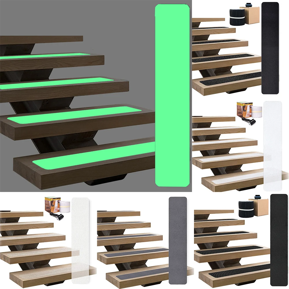12PCS Stair Step Floor Anti-Skid Strips Paste Safety Strips Transparent Luminous Stair Shower Stickers Anti-Skid Tape
12PCS Stair Step Floor Anti-Skid Strips Paste Safety Strips Transparent Luminous Stair Shower Stickers Anti-Skid Tape
