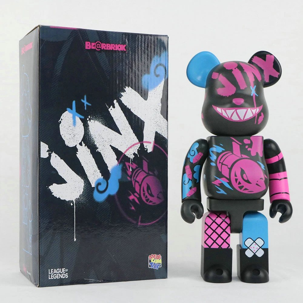 Bearbrick Лига героев Jinkesi строительный блок медведь 400% Модная Кукла насилие медведь кукла украшение
Bearbrick Лига героев Jinkesi строительный блок медведь 400% Модная Кукла насилие медведь кукла украшение