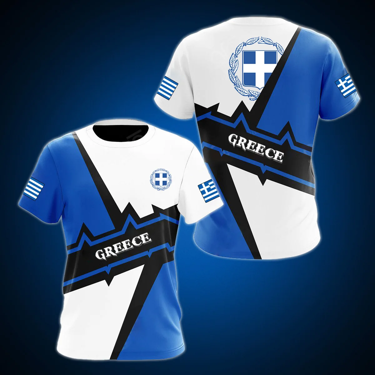 Greece Flag & Coat of Arms Graphic Tee Summer Casual Pullover Men's Fashion Loose T-shirts Boy Oversized Short Sleeves Tops
Greece Flag & Coat of Arms Graphic Tee Summer Casual Pullover Men's Fashion Loose T-shirts Boy Oversized Short Sleeves Tops