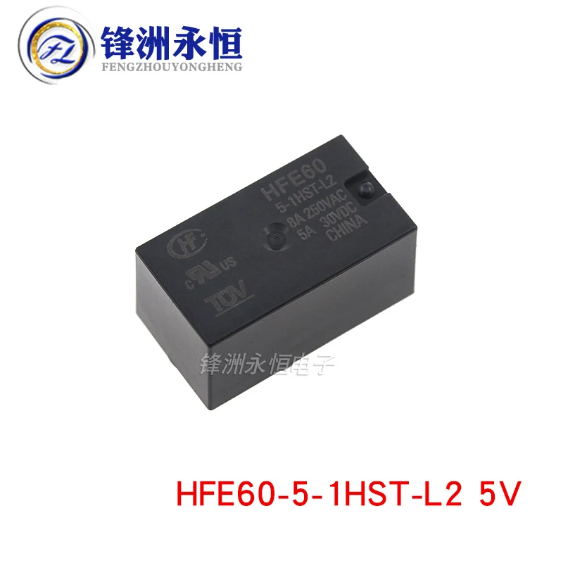 Магнитное реле держателя Hongfa HFE60-5-12-24-1HST-L2 6-pin 8A
Магнитное реле держателя Hongfa HFE60-5-12-24-1HST-L2 6-pin 8A