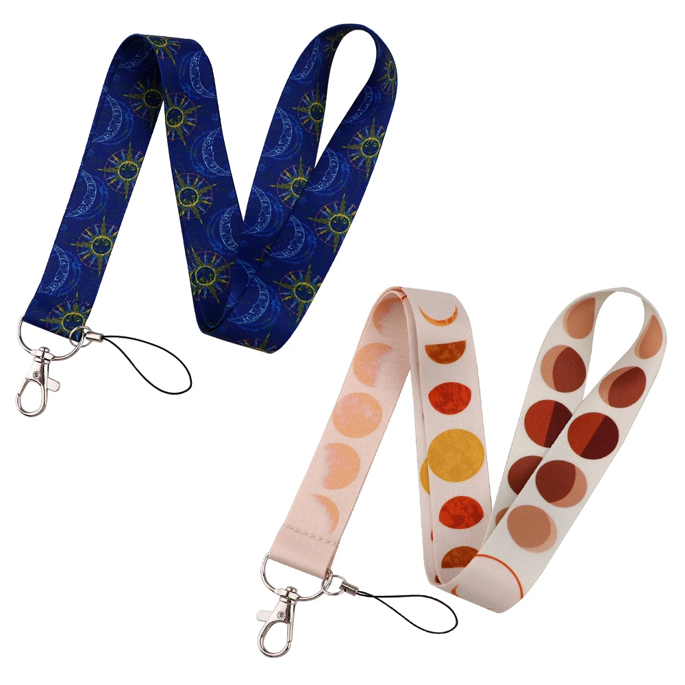 Sun Moon Pattern Lanyard for Key Neck Strap Card ID Badge Holder Key Chain Key Holder Keyring Accessories Holiday Gift
Sun Moon Pattern Lanyard for Key Neck Strap Card ID Badge Holder Key Chain Key Holder Keyring Accessories Holiday Gift