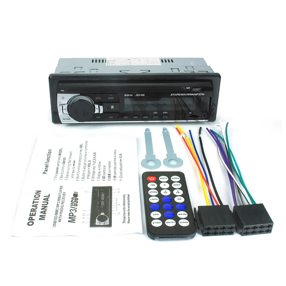 12V 87.5~108MHz Car Radio Stereo Player Bluetooth Car MP3 Player LCD Display With Backlight Support U Disk SD Card AUX Input
12V 87.5~108MHz Car Radio Stereo Player Bluetooth Car MP3 Player LCD Display With Backlight Support U Disk SD Card AUX Input