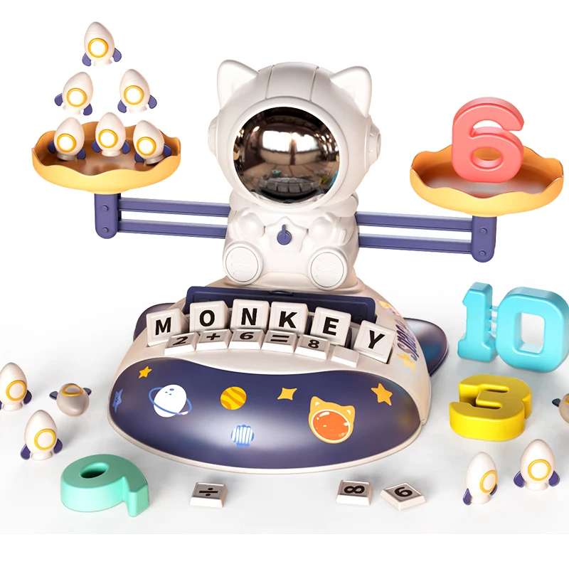 Educational Space Balancing Scale Number Board Game Kids Learning Toys Montessori Math Toy with Letter Recognition Balance Scale
Educational Space Balancing Scale Number Board Game Kids Learning Toys Montessori Math Toy with Letter Recognition Balance Scale