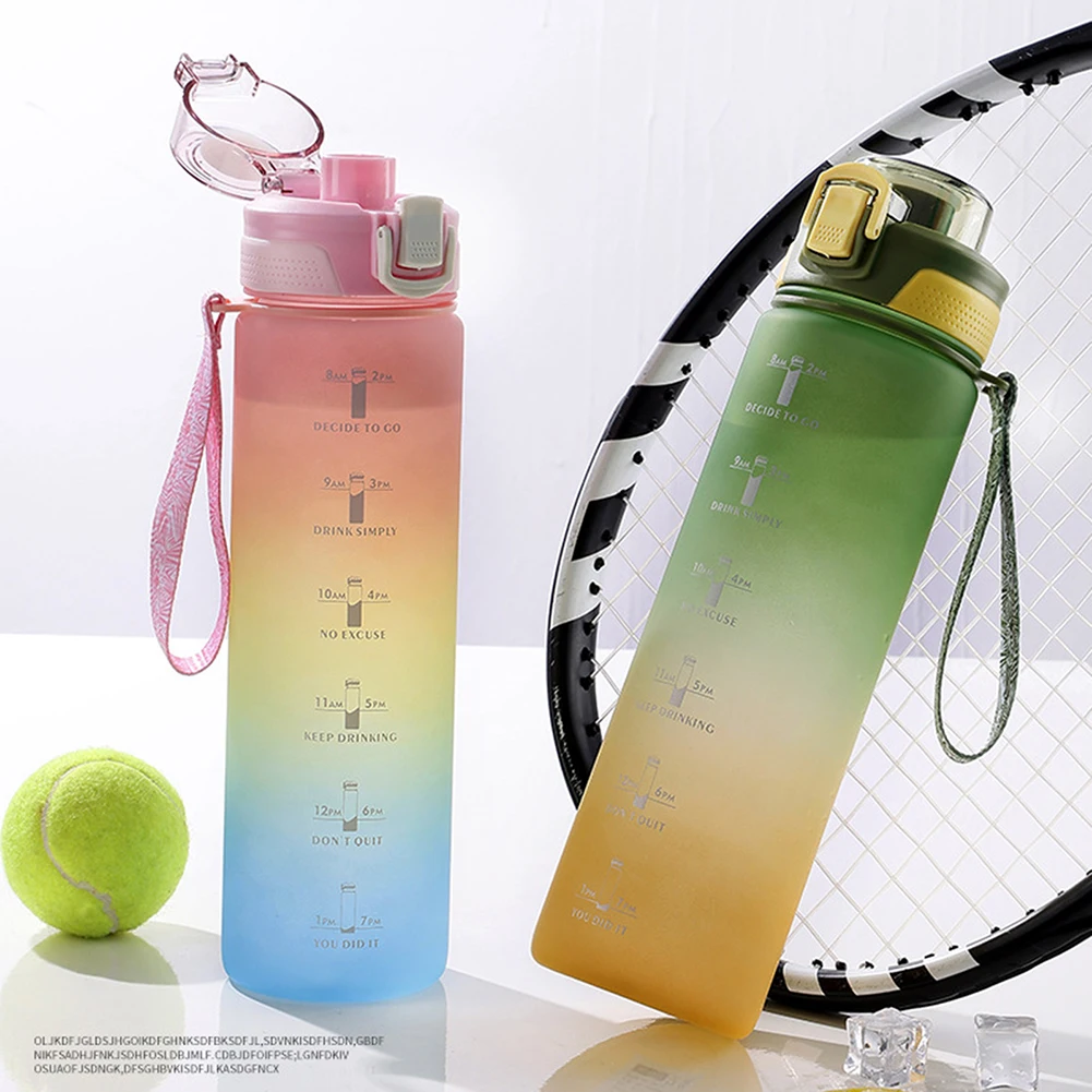 Portable Gym Fitness Bottle Large Capacity Frosted Gradient Cold Water Bottle Reusable Cups Drinkware for Camping Hiking Running
Portable Gym Fitness Bottle Large Capacity Frosted Gradient Cold Water Bottle Reusable Cups Drinkware for Camping Hiking Running