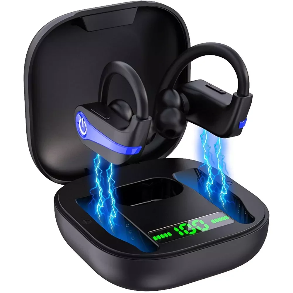 Bluetooth 5.1 Earphone Sport Stereo Waterproof Wireless Headphone Low Latency Earbuds Noise Cancellation Headset with Microphon
Bluetooth 5.1 Earphone Sport Stereo Waterproof Wireless Headphone Low Latency Earbuds Noise Cancellation Headset with Microphon