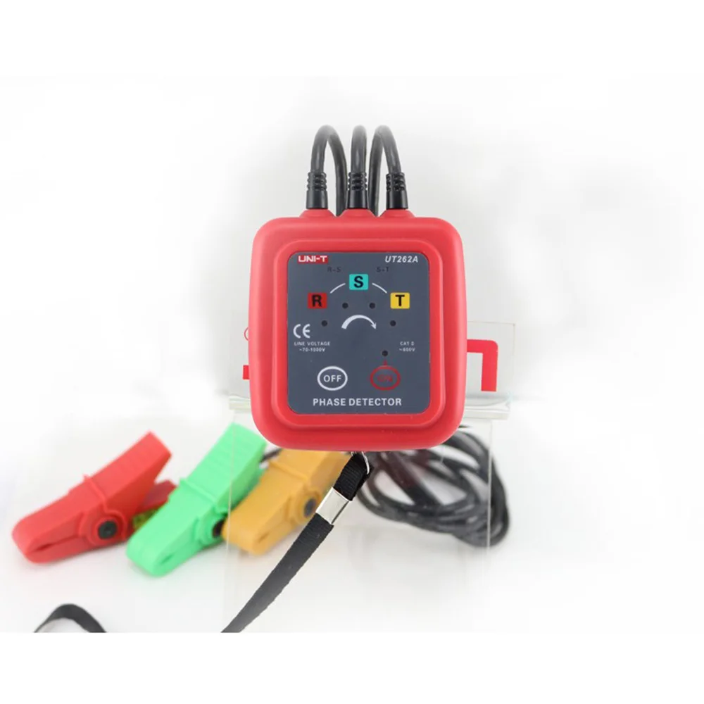 UNI-T UT262A Non-Contact Phaser Rotating Illumination LED and Beep Tips phase detector
UNI-T UT262A Non-Contact Phaser Rotating Illumination LED and Beep Tips phase detector