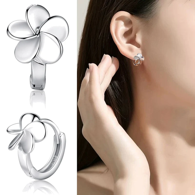 Classic Flower Stud Earrings Silver Color Ear Hoop for Women Girl Daily Party Gift for Girlfriend Aesthetic Jewelry Accessories
Classic Flower Stud Earrings Silver Color Ear Hoop for Women Girl Daily Party Gift for Girlfriend Aesthetic Jewelry Accessories