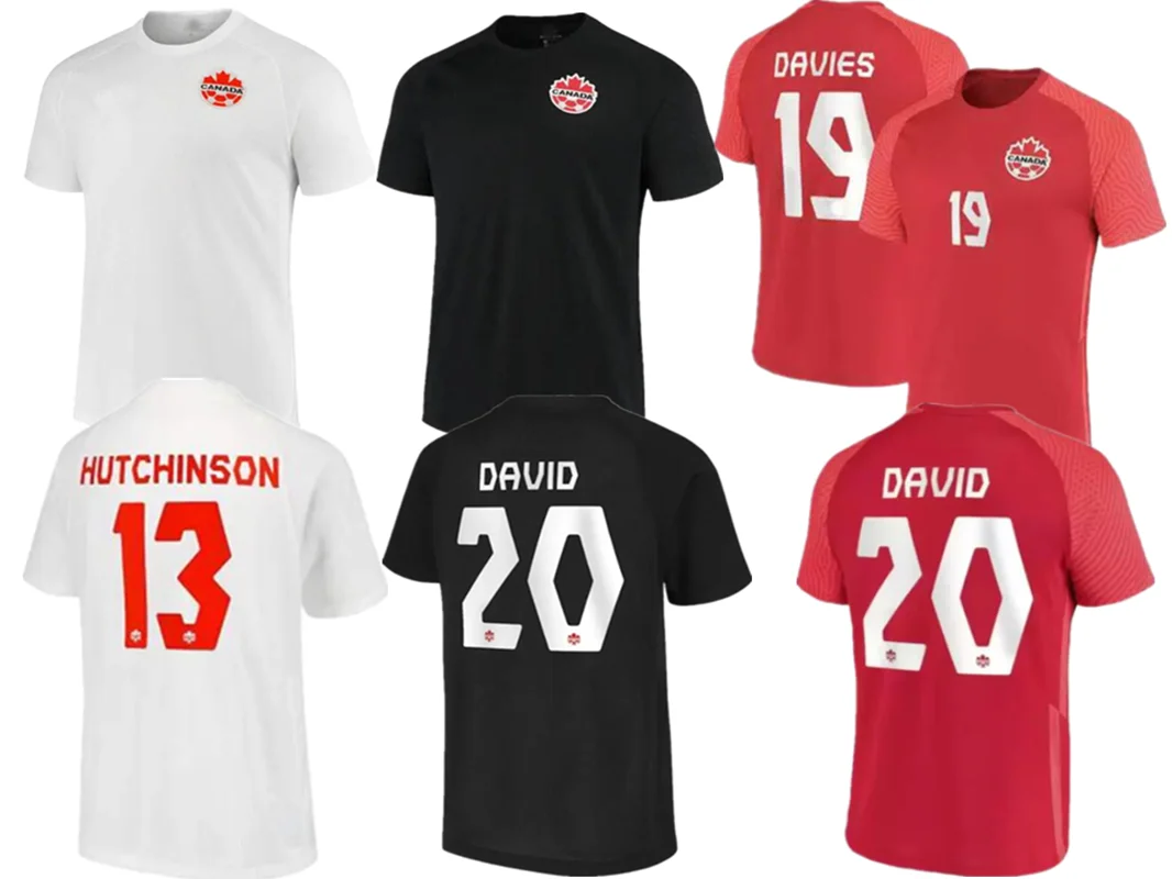 

2021 2022 Canada camiseta soccer jersey Home away t shirt 21 22 DAVID LARIN CAVALLINI LARYEA MILLAR HOILETT Men football shirt