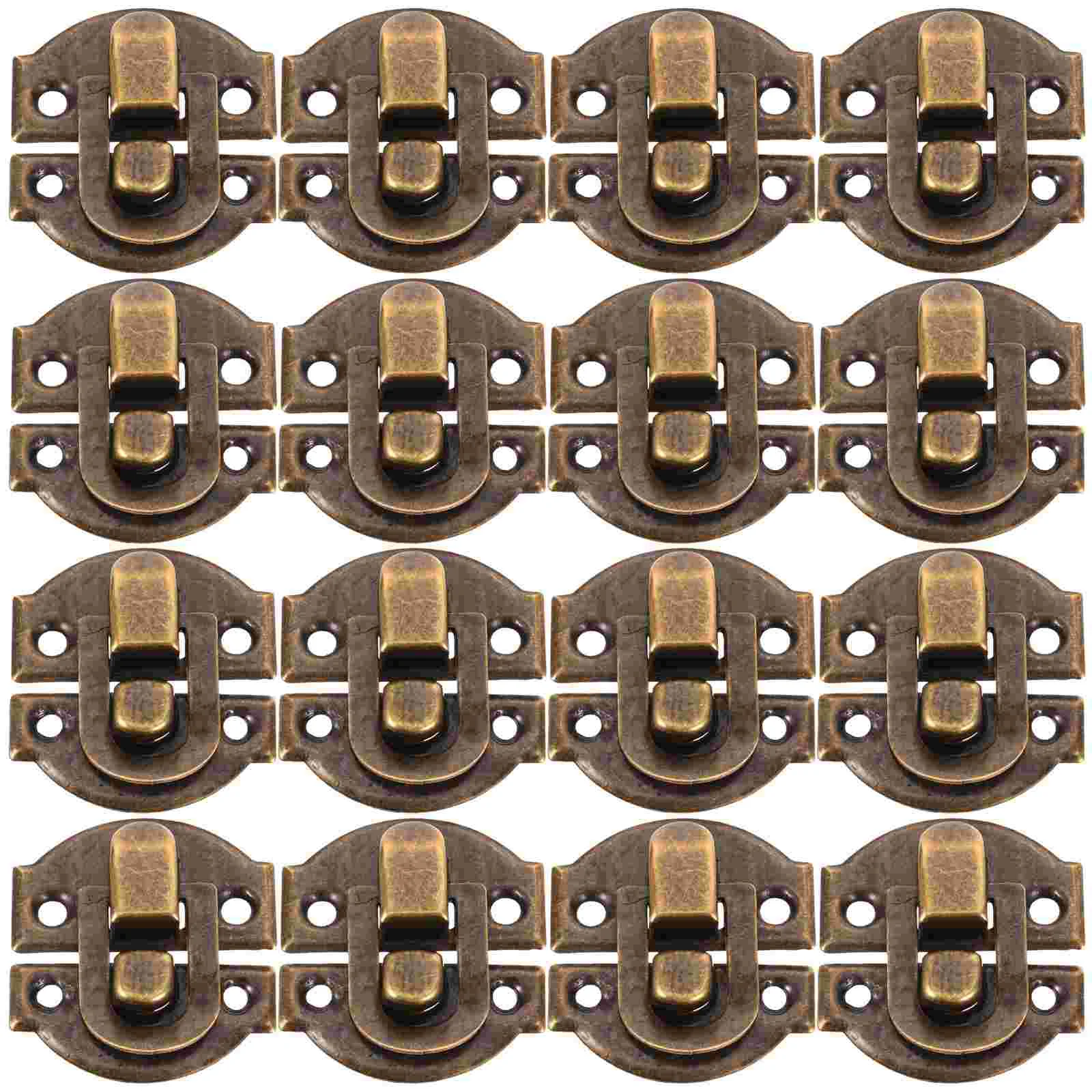 30 Pcs Retro Decor Buckle Cabinet Part Wooden Box Drawer Hasp Latch Decorative Escape room 
30 Pcs Retro Decor Buckle Cabinet Part Wooden Box Drawer Hasp Latch Decorative Escape room
