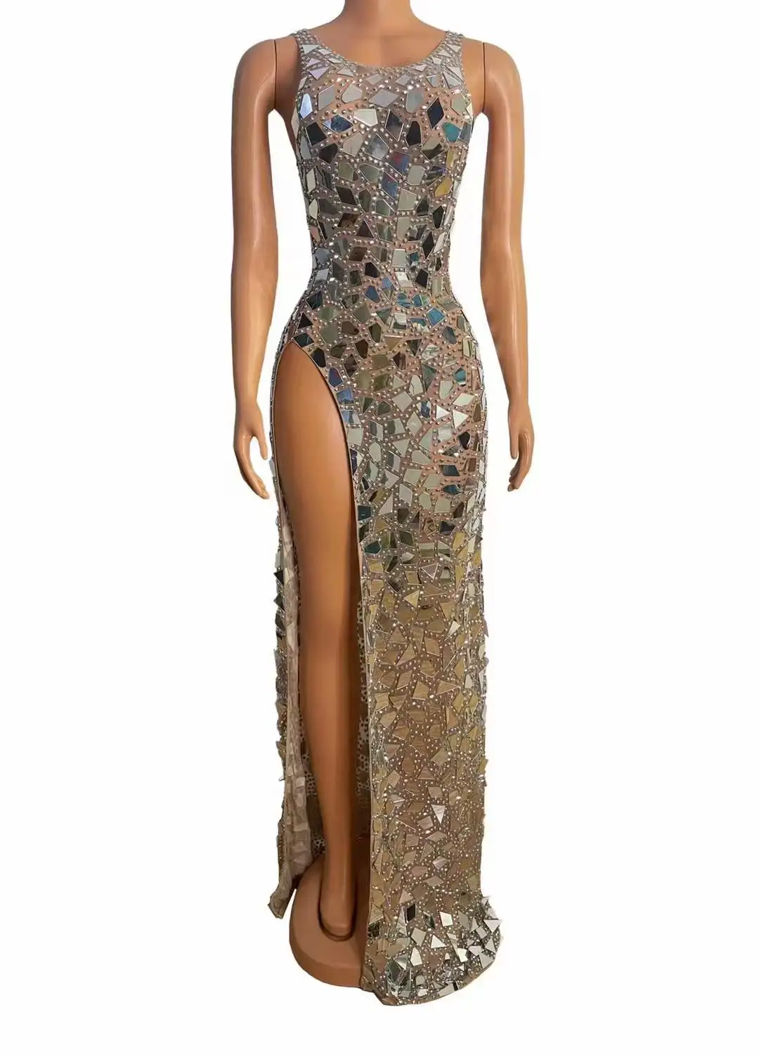 Birthday Dress Women Sequin Sexy Sleeveless Celebrity Concert Outfits Gogo Dancer Costume Partykleider Mirror Dresses 2022 New
Birthday Dress Women Sequin Sexy Sleeveless Celebrity Concert Outfits Gogo Dancer Costume Partykleider Mirror Dresses 2022 New