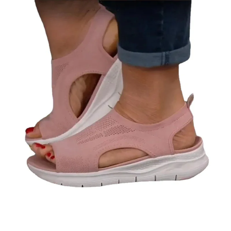 Women Sandals Summer Mesh Casual Women Wedges Shoes Hollow Breathable Soft Platform Sandals Female Open Toe Sandalias Black
Women Sandals Summer Mesh Casual Women Wedges Shoes Hollow Breathable Soft Platform Sandals Female Open Toe Sandalias Black