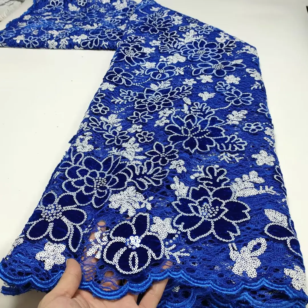 Royal Blue French Net Lace Fabric 2023 High Quality Velvet Lace African Lace Fabric For Wedding Nigerian Tulle Lace Material Sew
Royal Blue French Net Lace Fabric 2023 High Quality Velvet Lace African Lace Fabric For Wedding Nigerian Tulle Lace Material Sew