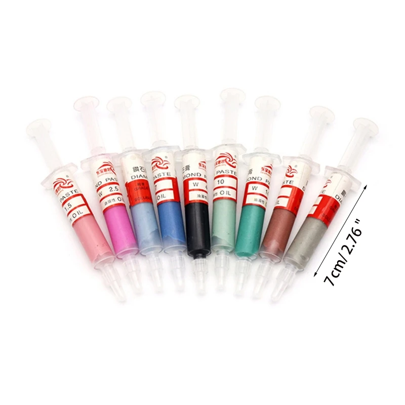 12PCS Diamond Polishing Lapping Paste Compound Syringes 0.5-40 Micrometer 5Gramgrinding Polishing Paste Lapping Compound
12PCS Diamond Polishing Lapping Paste Compound Syringes 0.5-40 Micrometer 5Gramgrinding Polishing Paste Lapping Compound