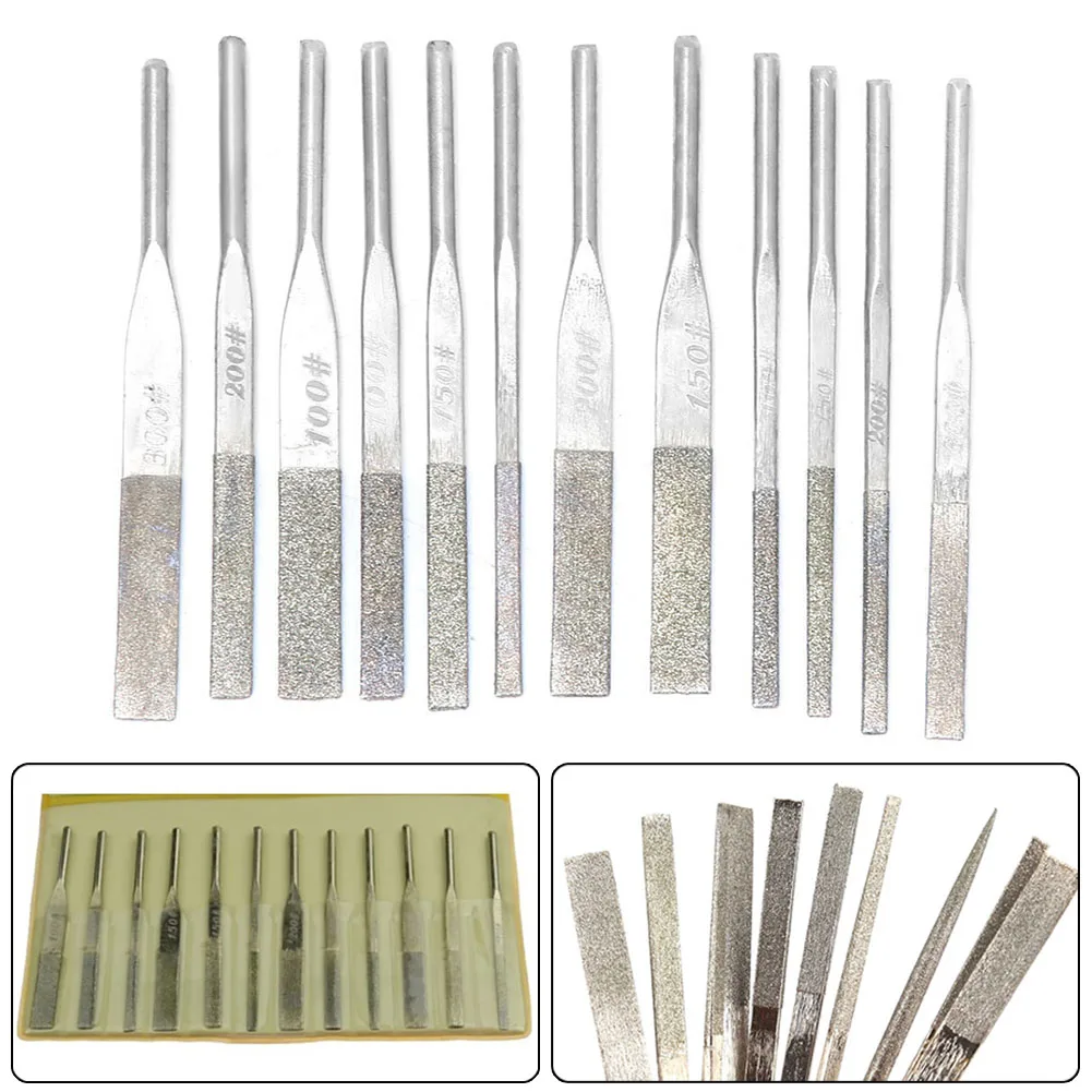 12Pcs 70mm Needle File Set Diamond Handy Tools Ceramic Crafts DIY Glass Gem Stone Hobbies Crafts 3D Printing Model 100-300 Grit
12Pcs 70mm Needle File Set Diamond Handy Tools Ceramic Crafts DIY Glass Gem Stone Hobbies Crafts 3D Printing Model 100-300 Grit