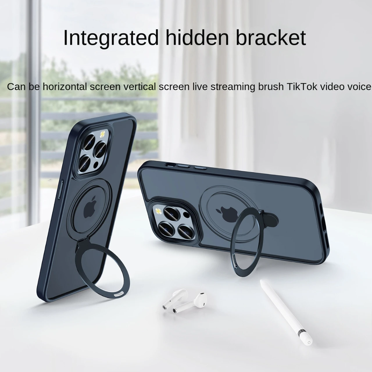 Applicable fulcrum shell new Apple 13 mobile phone case invisible bracket magnetic absorption iPhone 14 pro protective case
Applicable fulcrum shell new Apple 13 mobile phone case invisible bracket magnetic absorption iPhone 14 pro protective case