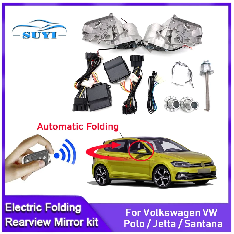 For Volkswagen VW Polo/Jetta/Santana Auto Intelligent Automatic Car Electric Rearview Side Mirror Folding System Kit Modules
For Volkswagen VW Polo/Jetta/Santana Auto Intelligent Automatic Car Electric Rearview Side Mirror Folding System Kit Modules
