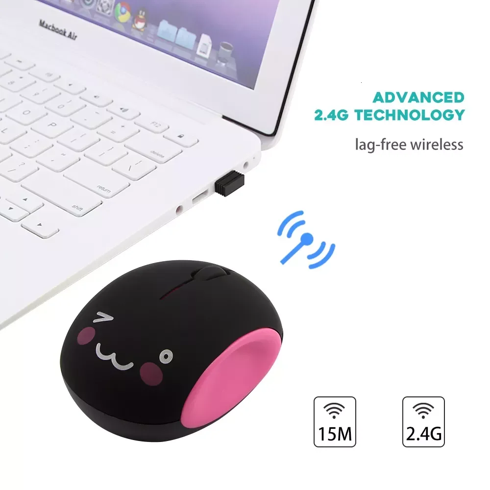 New in 2.4G Cute Cartoon Mini Wireless Mouse Rechargeable USB Silent Optical Mice Kid's Small Hand Gaming Mouse Child Gift F
New in 2.4G Cute Cartoon Mini Wireless Mouse Rechargeable USB Silent Optical Mice Kid's Small Hand Gaming Mouse Child Gift F