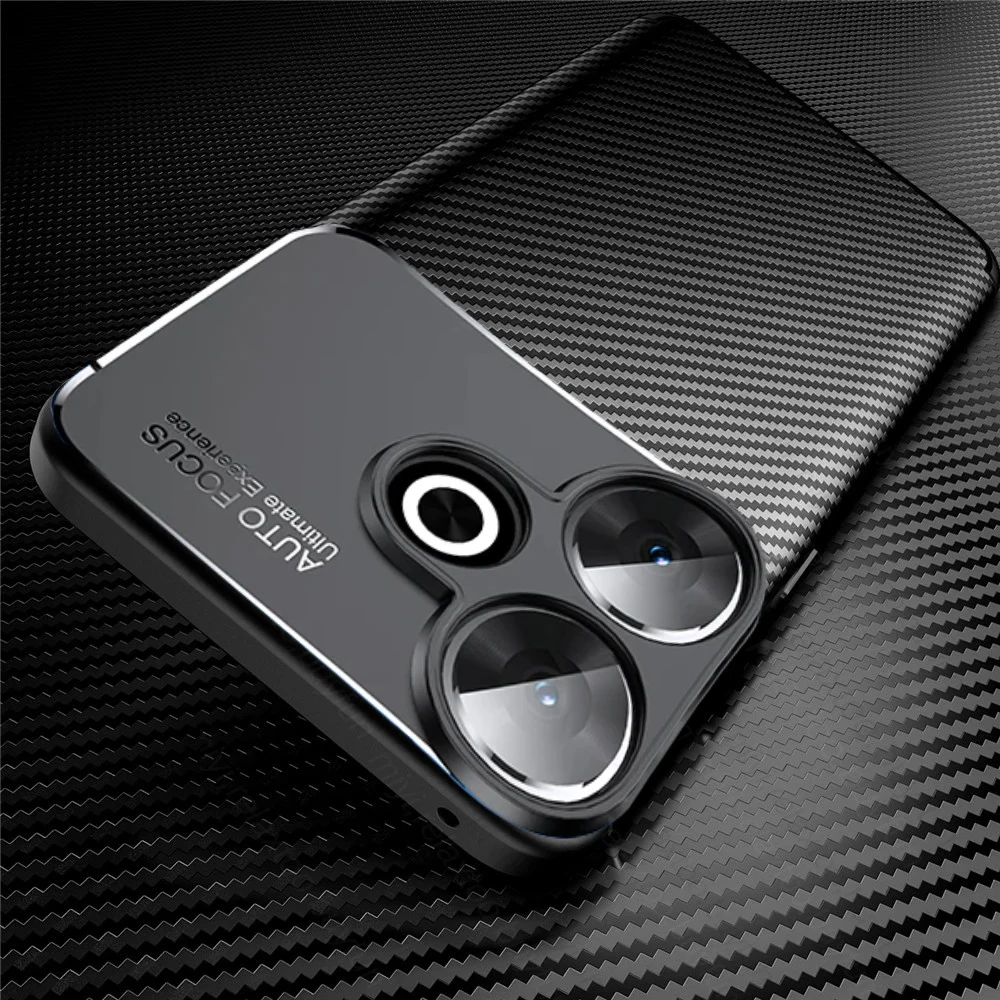 Чехол для Poco M6 4G чехол Xiaomi Fundas Coque Роскошный деловой Мягкий защитный из