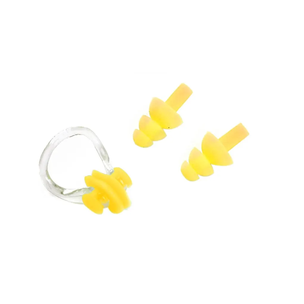 1 PCS Swimming Soft Silicone Nose Clip Ear Plugs Set Swimmer Silicone Ear plugs Set Surf Diving Swimming Pool Accessories
1 PCS Swimming Soft Silicone Nose Clip Ear Plugs Set Swimmer Silicone Ear plugs Set Surf Diving Swimming Pool Accessories