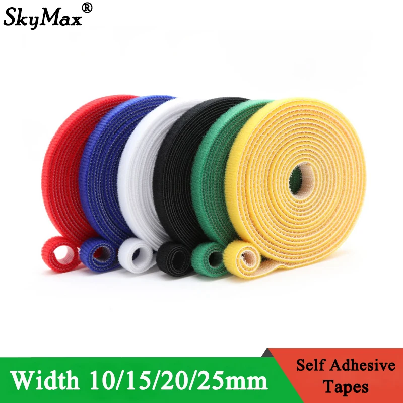 5 meters Self Adhesive Tape Reusable Cable Tie Wire Straps Tapes DIY Tools Accessories 10/15/20/25mm
5 meters Self Adhesive Tape Reusable Cable Tie Wire Straps Tapes DIY Tools Accessories 10/15/20/25mm