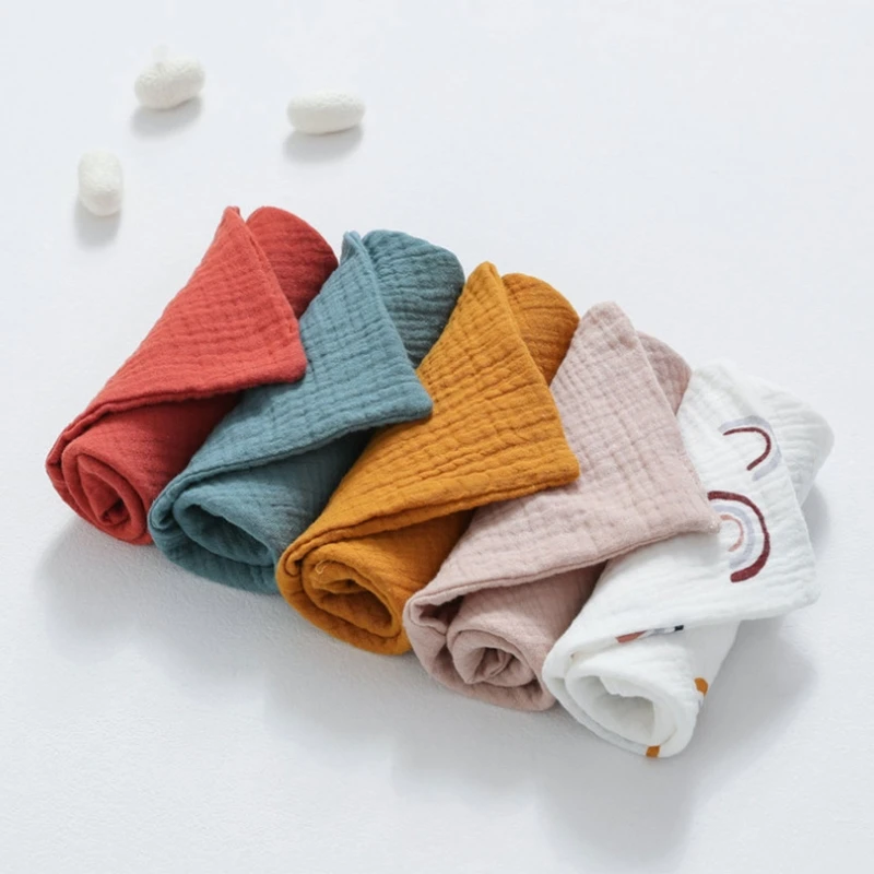 HUYU 10Pcs Baby Square Towels Infants Wash Hand Face Towel Handkerchief Feeding Bib Burp Cloth Soft Crepe Muslin Saliva Towel
HUYU 10Pcs Baby Square Towels Infants Wash Hand Face Towel Handkerchief Feeding Bib Burp Cloth Soft Crepe Muslin Saliva Towel