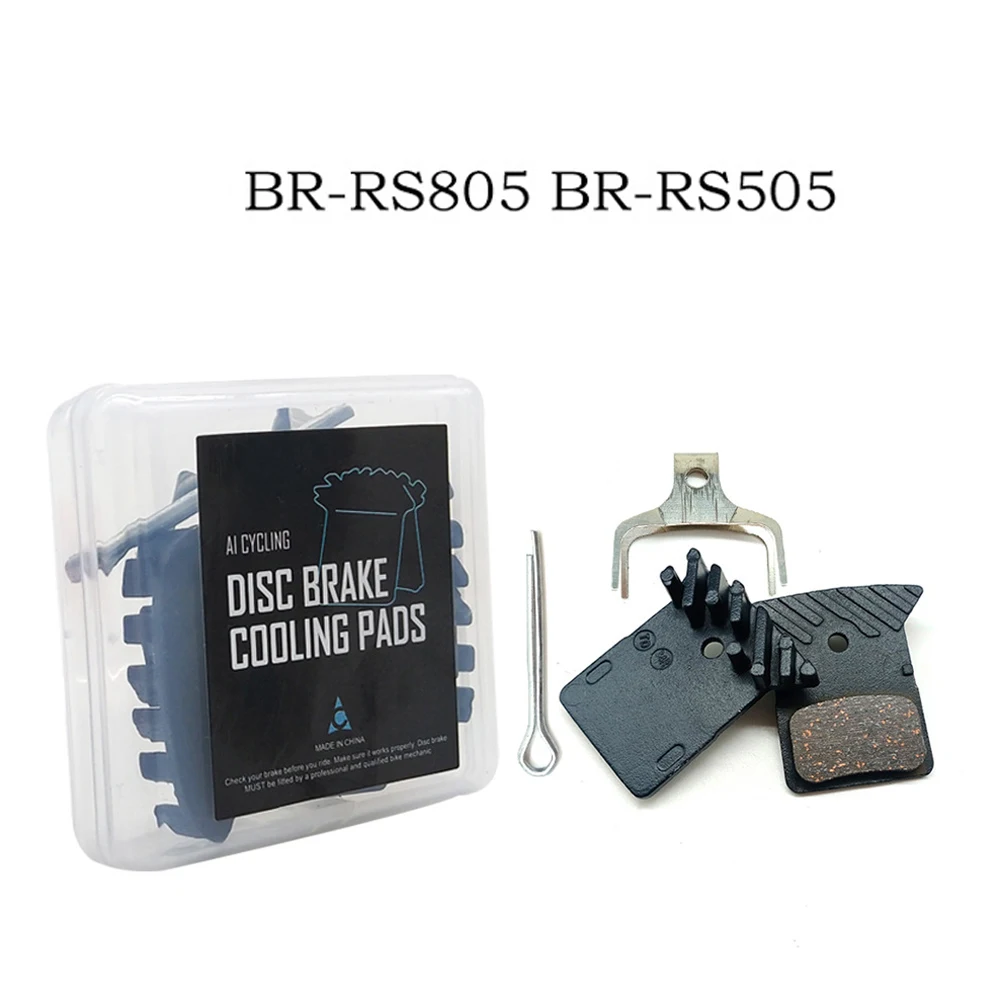 1Pair MTB Disc Brake Pads Resin Cooling Fin Ice Tech For-Shimano BR-RS805 BR-RS505 R9170 R8070 R7070 Bicycle Components Parts
1Pair MTB Disc Brake Pads Resin Cooling Fin Ice Tech For-Shimano BR-RS805 BR-RS505 R9170 R8070 R7070 Bicycle Components Parts