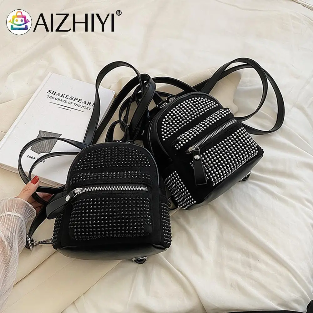 Small Rhinestone Backpack for Women Fashion Crystal Traveling Shoulder Bag for Women Outdoor Shopping Travel
Small Rhinestone Backpack for Women Fashion Crystal Traveling Shoulder Bag for Women Outdoor Shopping Travel