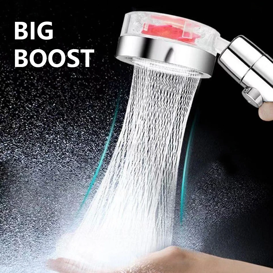 Propeller Shower Head Rainfall High Preassure Water Saving Bathroom Shower Accessary Pressurized Nozzle Universal Adaptation
Propeller Shower Head Rainfall High Preassure Water Saving Bathroom Shower Accessary Pressurized Nozzle Universal Adaptation