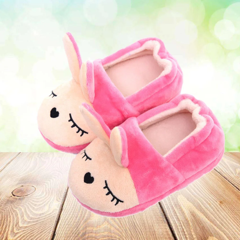 Cotton Winter Home Slippers Cartoon Rabbit Style Non-slip Baby Shoes Cotton Boys Girls Slipper - Rose Red 17/18
Cotton Winter Home Slippers Cartoon Rabbit Style Non-slip Baby Shoes Cotton Boys Girls Slipper - Rose Red 17/18