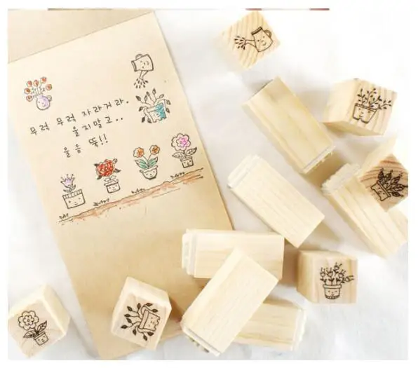 12 pcs/set Flower pattern Wooden Rubber Stamp Set Crafts Handmade Photo Album Clear Stamps Stationery Scrapbook DIY Gift Cat
12 pcs/set Flower pattern Wooden Rubber Stamp Set Crafts Handmade Photo Album Clear Stamps Stationery Scrapbook DIY Gift Cat
