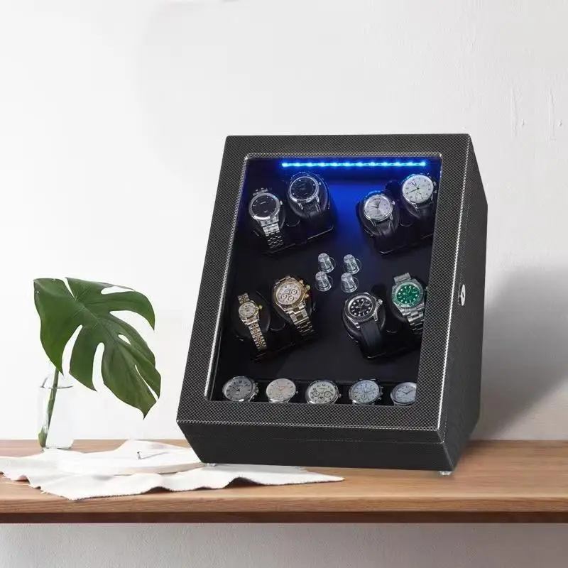 8+5 Fully Automatic Mechanical Watch Winder Boxes Rotator Watches Winding Cabinet Clock Casket Organizer Display Storage Boxes
8+5 Fully Automatic Mechanical Watch Winder Boxes Rotator Watches Winding Cabinet Clock Casket Organizer Display Storage Boxes