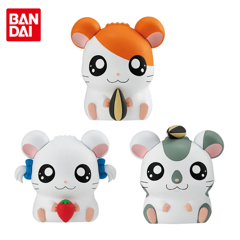 Фигурки героев аниме Bandai подлинные гасяпон хот хамтаро коллекционные модели