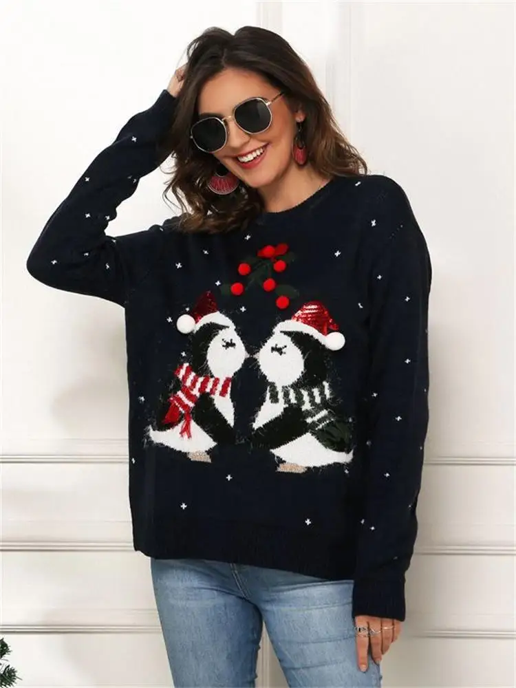 Women's Knitwear 2023 Autumn/Winter New Cartoon Print College Style Fashion Casual Plus Size Knitwear
Women's Knitwear 2023 Autumn/Winter New Cartoon Print College Style Fashion Casual Plus Size Knitwear