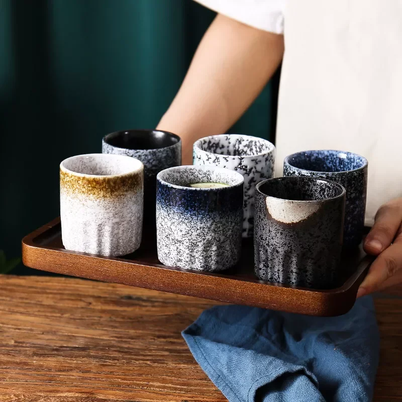 1pc Japanese Style Restaurant Hotel Retro Ceramic Tea Cup Coarse Pottery Small Tea Cup Drinking Supplies
1pc Japanese Style Restaurant Hotel Retro Ceramic Tea Cup Coarse Pottery Small Tea Cup Drinking Supplies