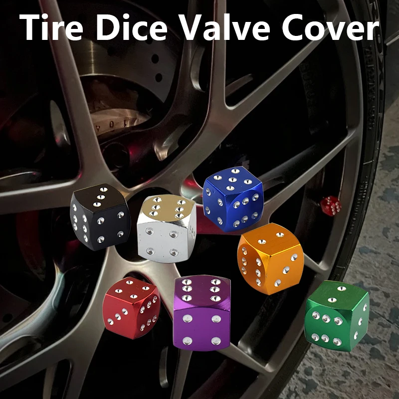 4pcs Dice Shape Car Truck Wheel Tire Air Valve Stem Cover Dust Cap Bicycle Valve Car Accessories
4pcs Dice Shape Car Truck Wheel Tire Air Valve Stem Cover Dust Cap Bicycle Valve Car Accessories