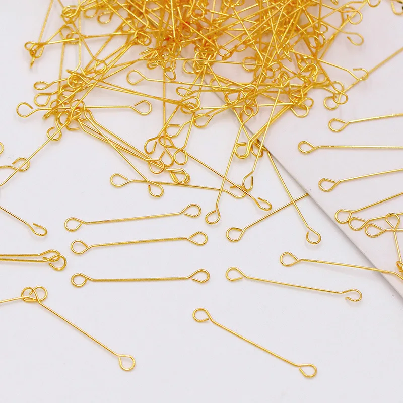 50pcs/Lot 35mm Metal Steel Wire Double Eye Pins Earrings Ear Connecting Rod For DIY Jewelry Needle Making Handcraft Supplies
50pcs/Lot 35mm Metal Steel Wire Double Eye Pins Earrings Ear Connecting Rod For DIY Jewelry Needle Making Handcraft Supplies
