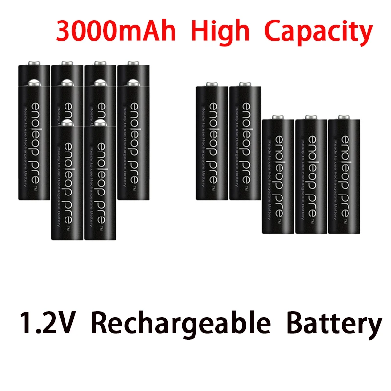1.2V New 3000mAh AA battery For Flashlight Toy Camera PreCharged high capacity Rechargeable Batteries
1.2V New 3000mAh AA battery For Flashlight Toy Camera PreCharged high capacity Rechargeable Batteries