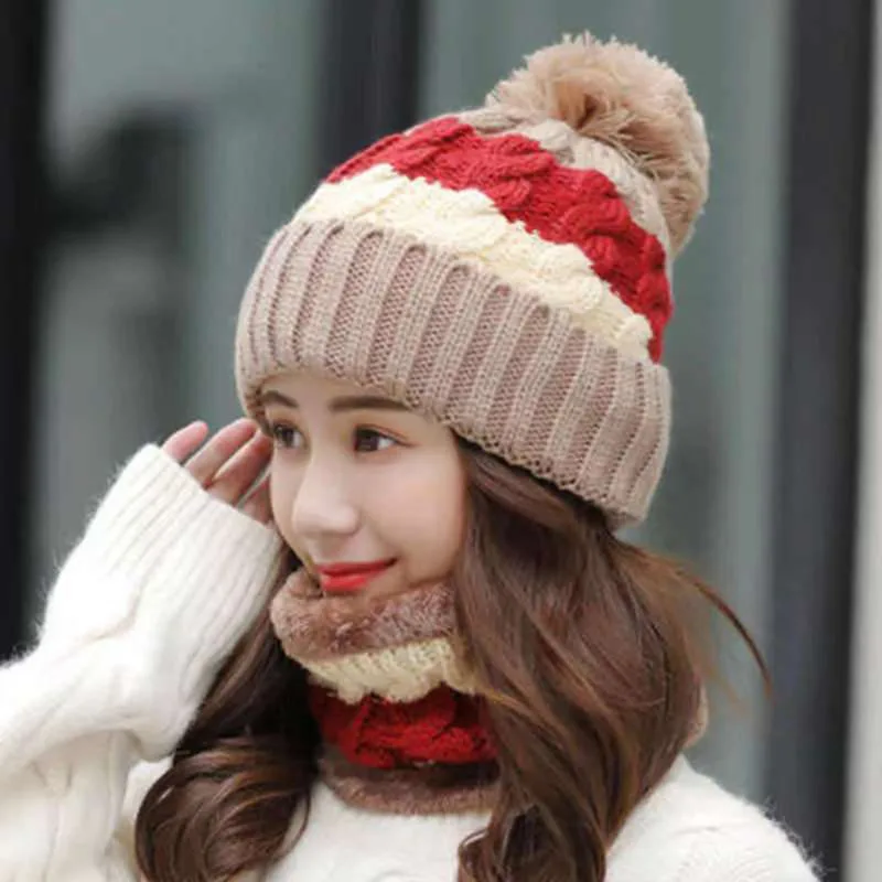 Winter Hat For Women 2 Pcs Sets Knitted Beanie Hat Girls Ladies Scarf Caps Thick Warm Skullies Beanies Female Cap
Winter Hat For Women 2 Pcs Sets Knitted Beanie Hat Girls Ladies Scarf Caps Thick Warm Skullies Beanies Female Cap