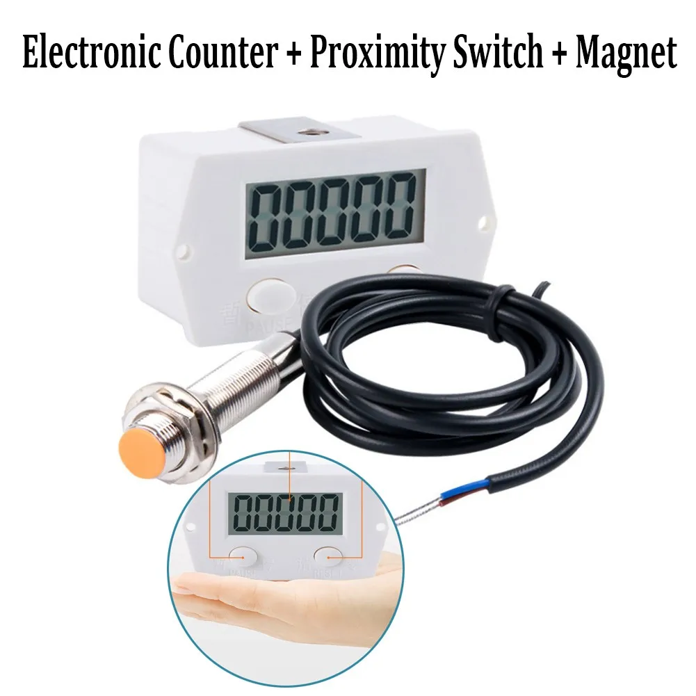 10mS 5 Digit Digital Electronic Counter Puncher Magnetic Inductive Proximity Switch 20 Times / Sec LCD Screens Display 20Hz
10mS 5 Digit Digital Electronic Counter Puncher Magnetic Inductive Proximity Switch 20 Times / Sec LCD Screens Display 20Hz