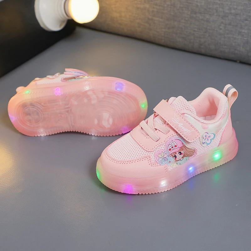 Children Shoes Flash Light Boys Sneakers Girls Sport Shoes Child Leisure Trainers Casual Breathable Kids Running Princess Shoes
Children Shoes Flash Light Boys Sneakers Girls Sport Shoes Child Leisure Trainers Casual Breathable Kids Running Princess Shoes