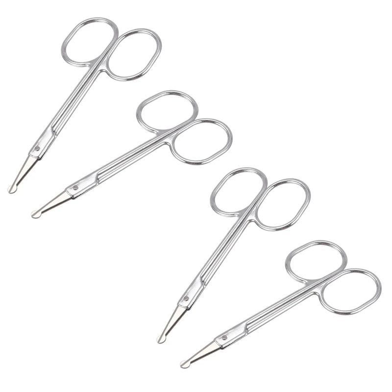 Hot Round Tip Eyebrow Nose Hair Trimming Trimmer Scissors 4 Pcs
Hot Round Tip Eyebrow Nose Hair Trimming Trimmer Scissors 4 Pcs